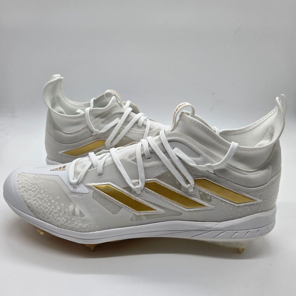 New Adidas Adizero Afterburner 9 NWV Men's Baseball Cleats Gold Size 15